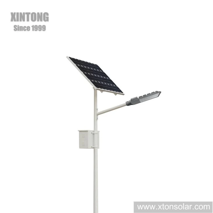 30W 40W 50W LED Solar Road Lighting With Pole And Gel Battery