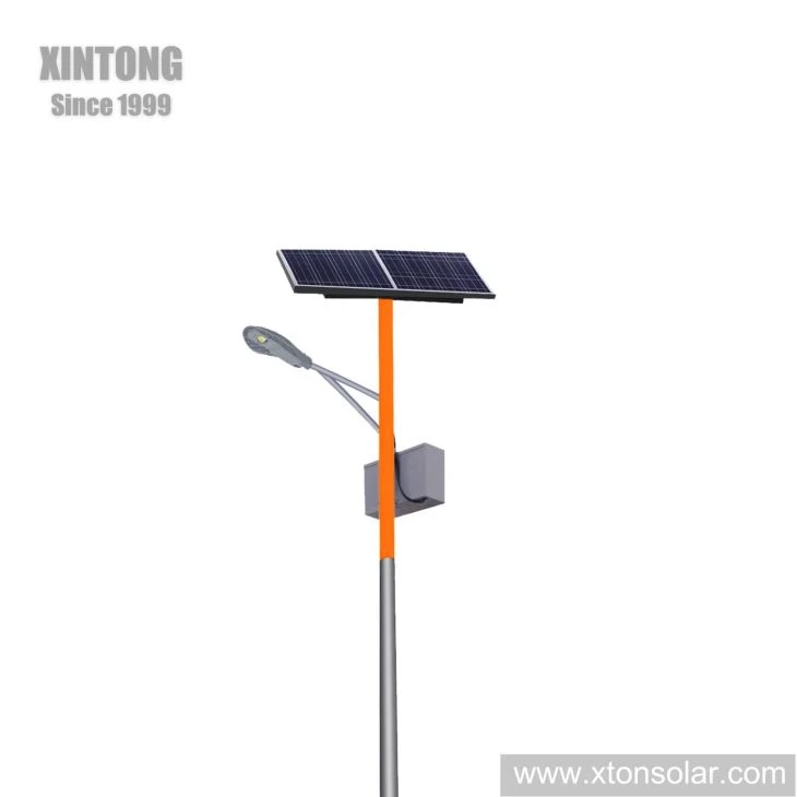 Automatinė LED saulės gatvių šviesa su ličio baterija
